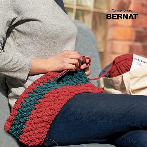 Bernat Blanket Twist Yarn for Crocheting & Knitting, Purple Haze