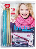 Red Heart Knitting Kit for Beginners, My Knitting Teacher, 17-Piece Set - Field & Needlecraft