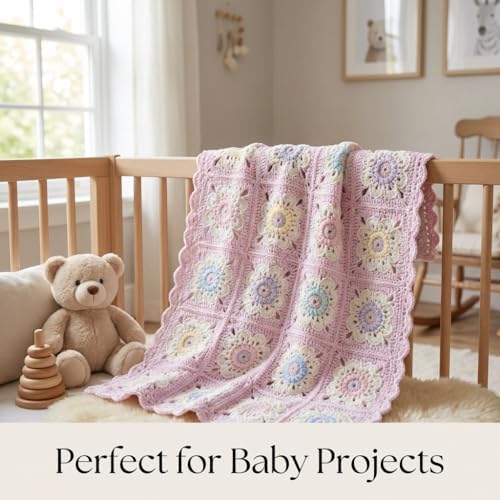 100% GOTS Organic Cotton Yarn - 9 Pastel Colors Box Set