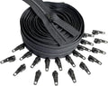 YKK #5 Nylon Coil Black Continuous Zipper Chain 10 Yards with 25