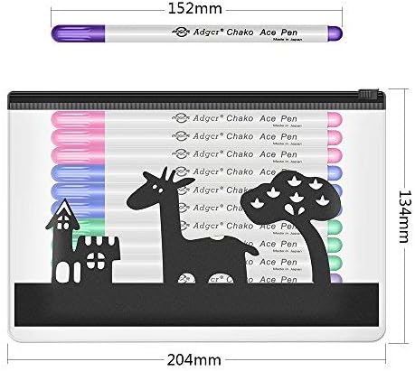 EUROPRENE 12-Pack,4-Color Disappearing Ink Fabric Marker Pen