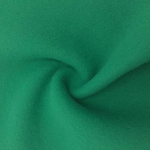 Solid Kelly Green Anti-Pill Fleece Fabric By The Yard