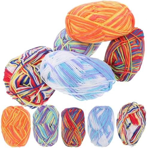 10 Rolls Cotton Crochet Yarn for Knitting Scarf Craft Projects