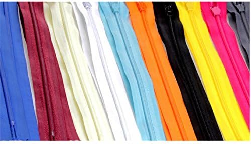 YKK Assorted 9 Inch, 20 Pieces Invisible Zippers- Made in USA