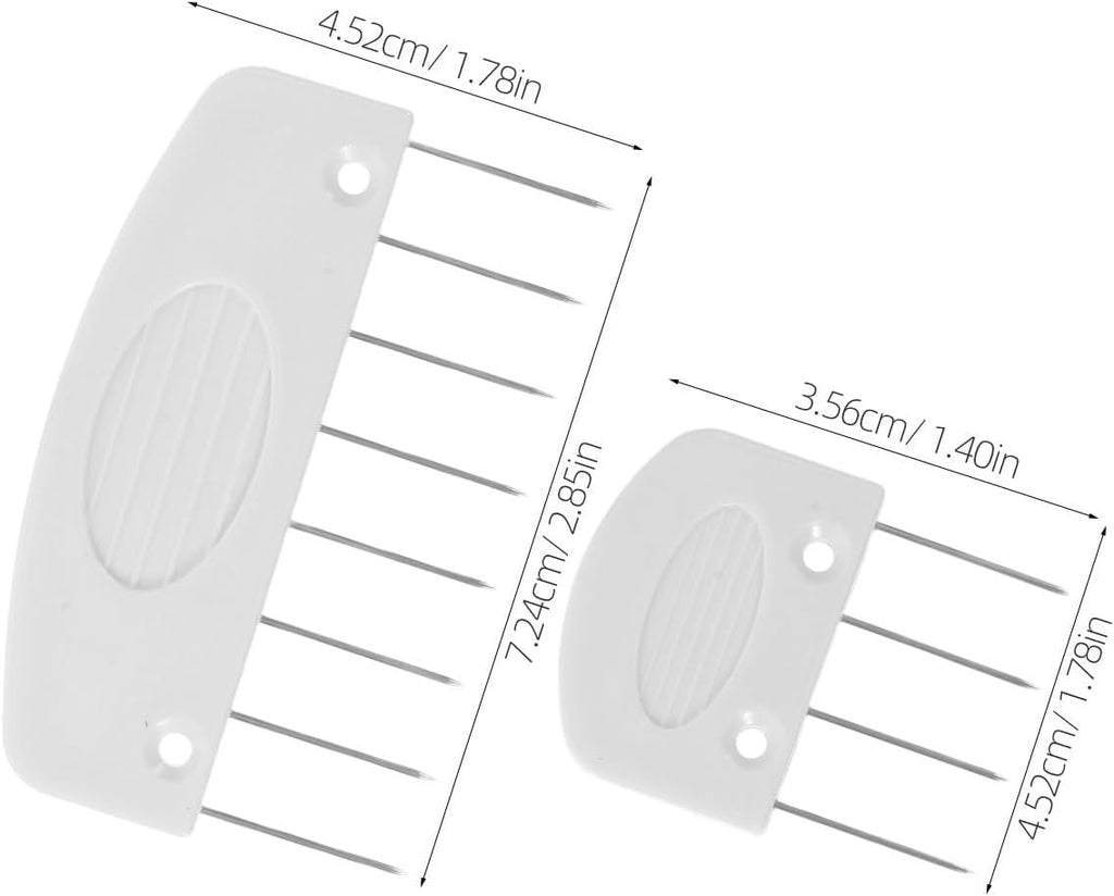 Knitting Blocking Combs Set for Knitters, 20Pcs White