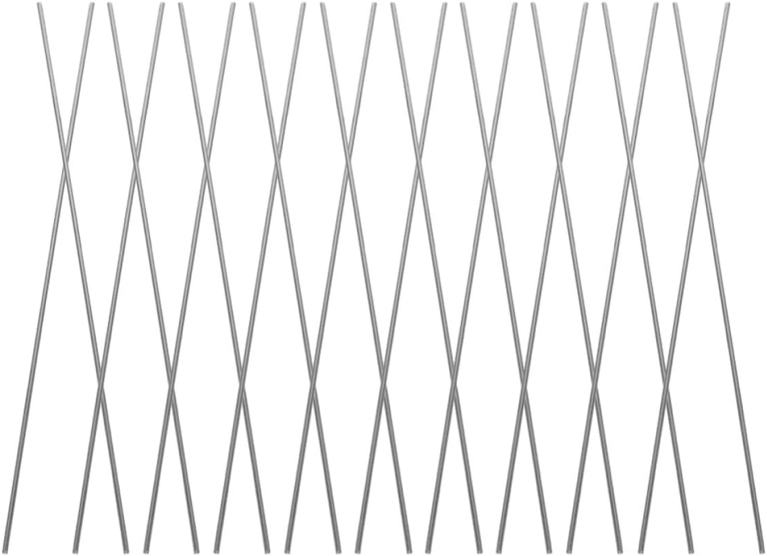 Stainless Steel Blocking Pins Set for Knitters 20pcs Silver