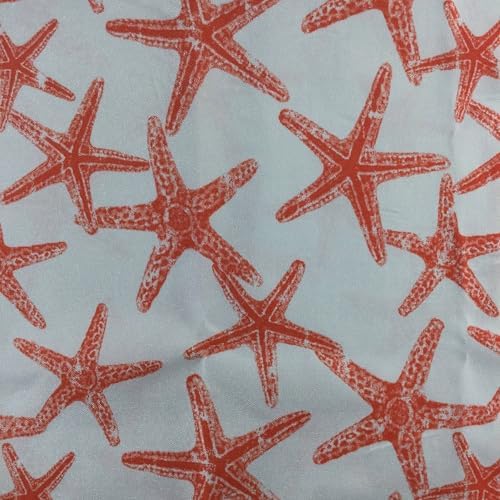 Nautical Starfish Red and White | Premier Prints | Outdoor Fabric | 54