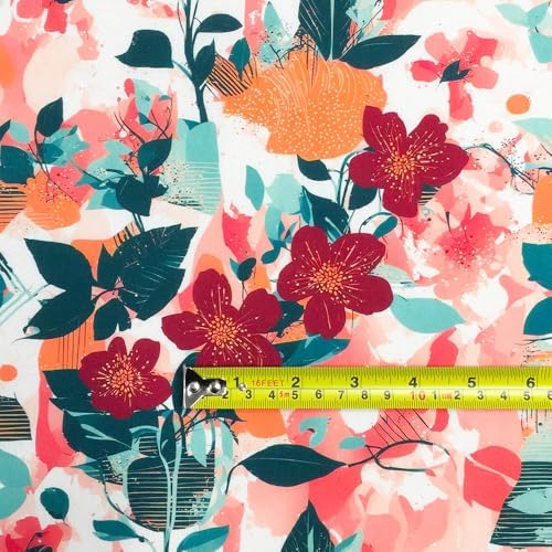 100% Cotton Fabric by The Yard for Quilting Sewing Crafting (JC-010)