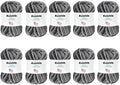 500g(10x50g) Acrylic Yarn for Crocheting and Knitting, Colorful