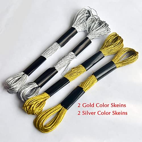 Embroidery Floss Rainbow Color 109 Skeins Per Pack Cross Stitch