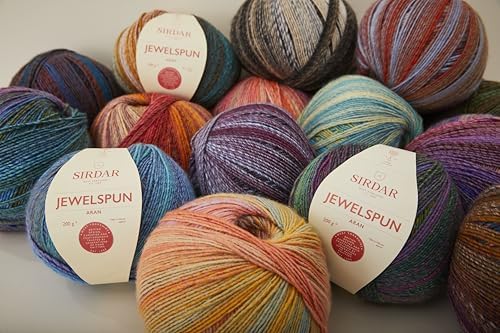 Sirdar Jewelspun Aran, Midnight Fjords (847), 200g