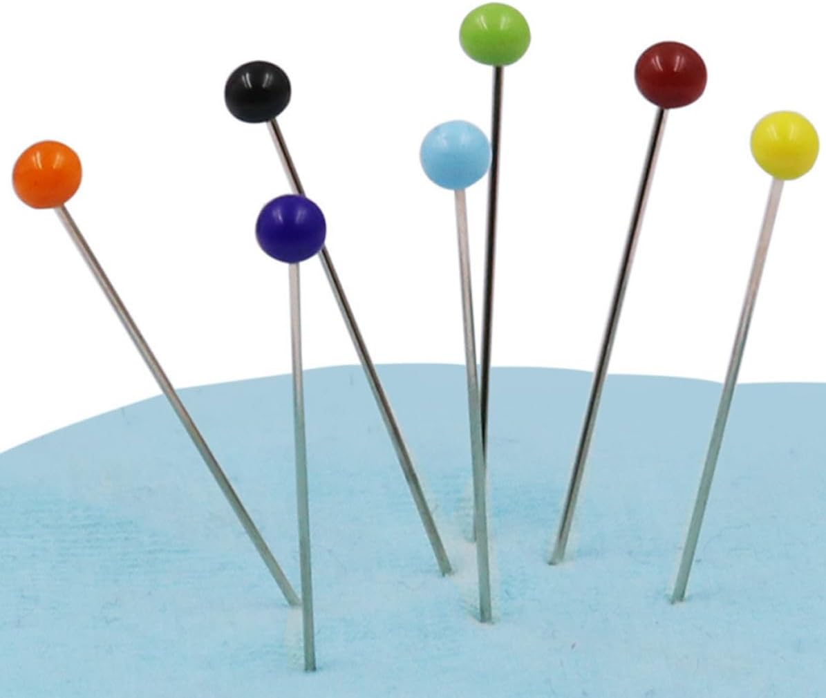 500pcs Glass Head Straight Pins for DIY Sewing Craft Projects
