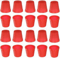 HARFINGTON 100pcs Sewing Thimble Plastic Sewing Thimble Finger