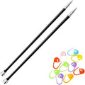 KnitPro Karbonz 14in US 1 (2.25mm) Straight Single Point Knitting