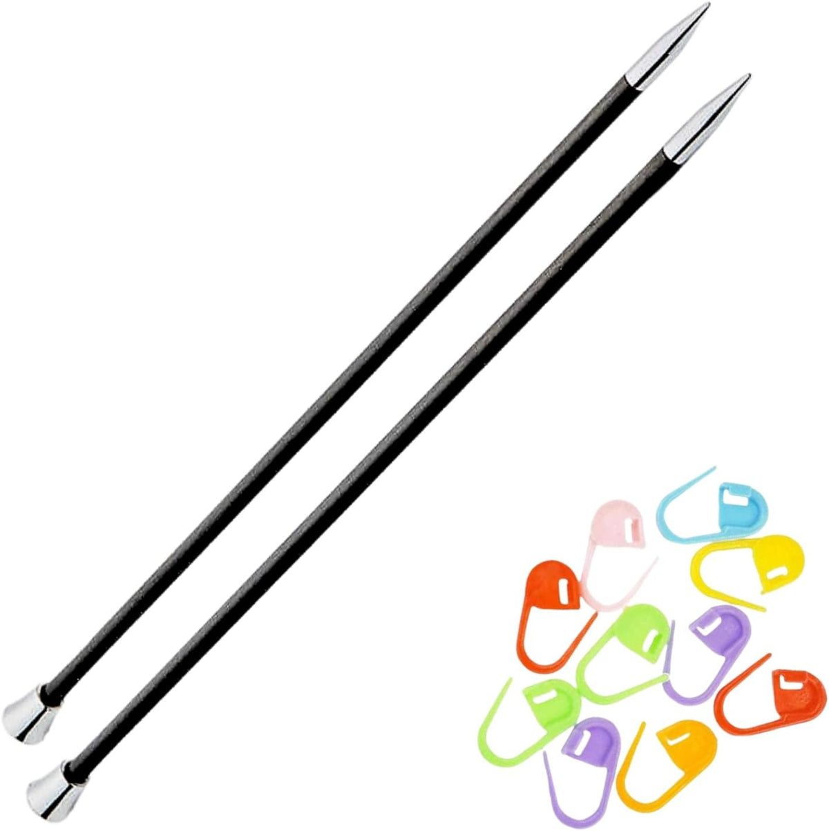 KnitPro Karbonz 14in US 0 (2.0mm) Straight Single Point Knitting