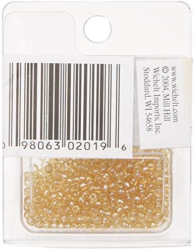 Mill Hill Glass Seed Beads, Crystal Honey