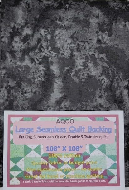 108"x108" Quilt Backing Fabric, Large, Seamless, from AQCO, Smoothie