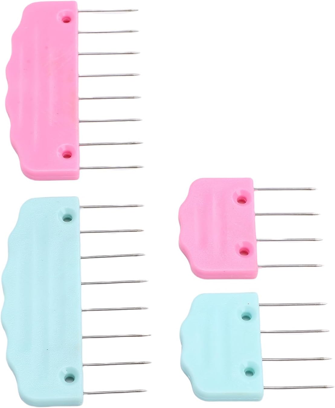 RiToEasysports Knit Blocking Pins Kit with 20 Stainless Steel Combs