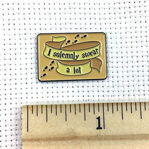 I Solemnly Swear A Lot Enamel Needle Minder
