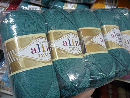 Hand Knitting Yarn 100% Microfiber Acrylic Yarn Alize Diva Silk Effect
