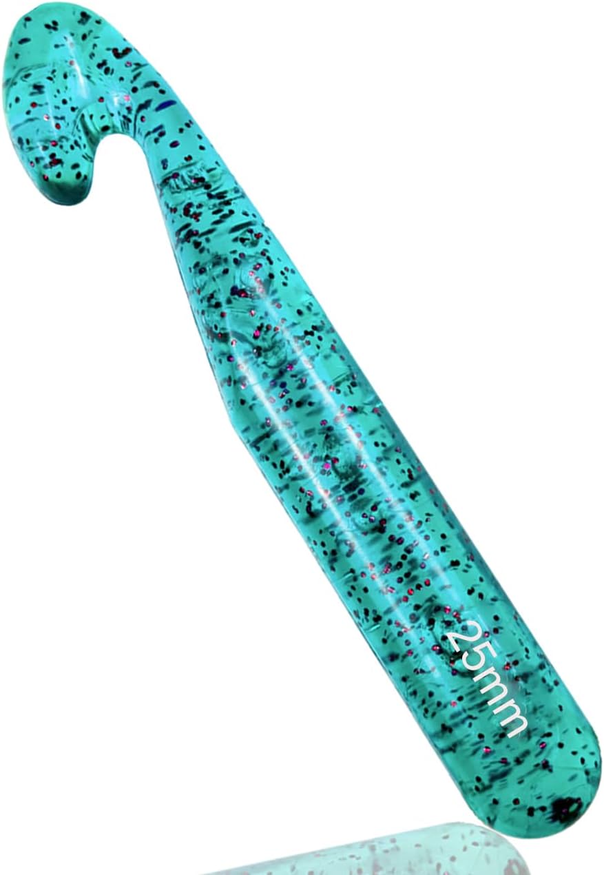 Weabetfu 25mm Large Crochet Hook,Huge Crochet Hooks for Chunky