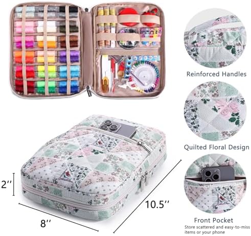AMOIGEE Complete Sewing Kit for Adults with 230pcs Cute Sewing