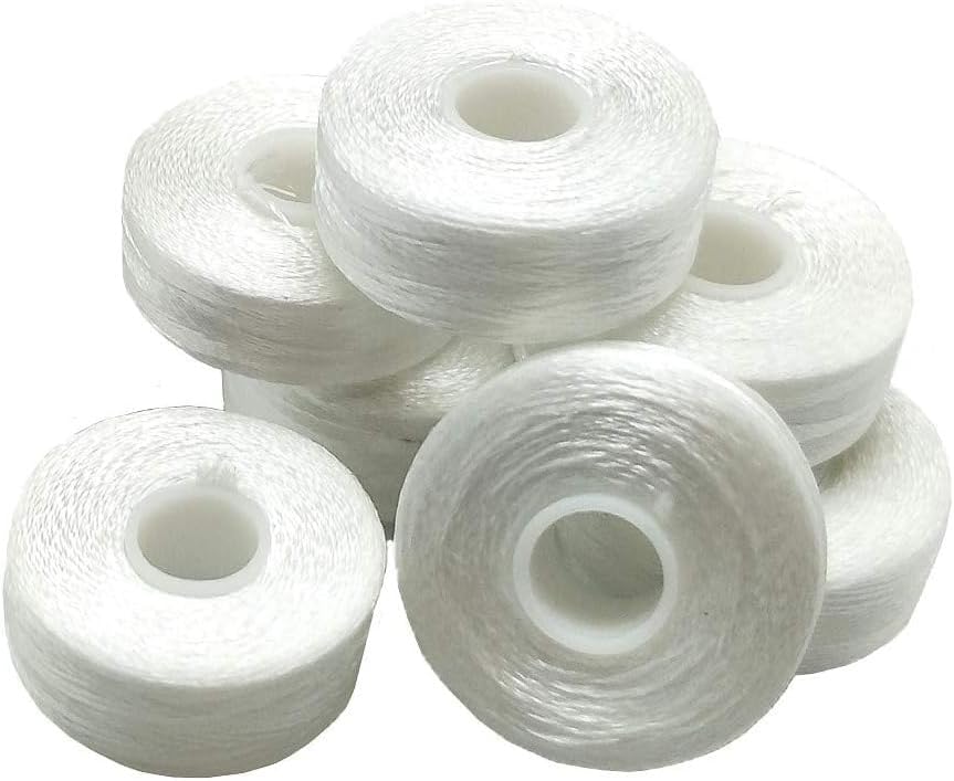 HAYLING Prewound Bobbin Thread, Sideless, 144pcs Type L Size (SA155)