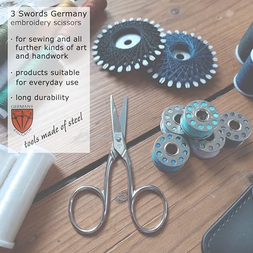 3 Swords Germany - Embroidery Scissors, Shears for Art Work, Daily Use
