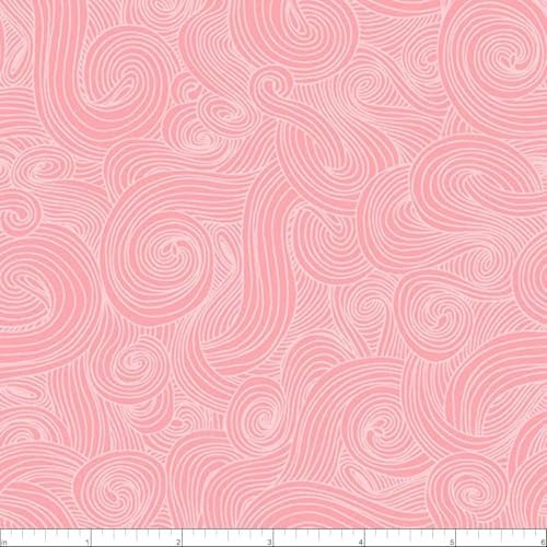 Studio E Just Color Swirl Basic Blush, Fabric by the Yard