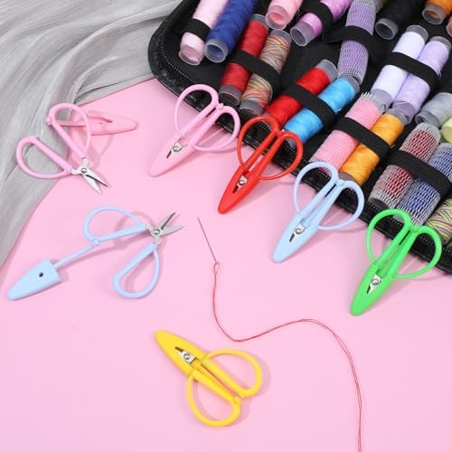 20 Pcs Mini Scissors Bulk, 2.53” Tiny Travel Scissors with Cover