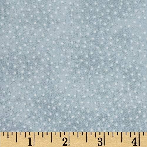 Comfy Flannel Micro Dot Grey, Fabric by the Yard