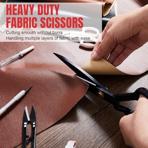Lasnten 10'' Fabric Scissors Heavy Duty Sewing Scissors for Fabric