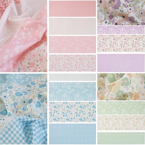 Hanjunzhao Sweet Garden Cotton Fat Quarters – 14 Pack