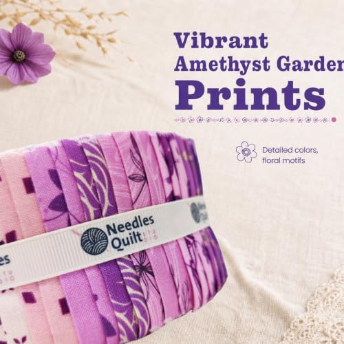 Jelly Roll Fabrics for Quilting, 40 Strips 2.5" x 44"