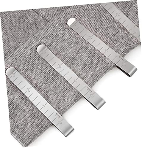 40 Pcs Metal Sewing Clips 3 Inch Ruler for Quilting Hemming