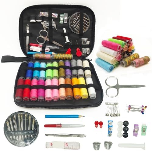 Howie’s Needlepoint Sewing Kit for Adults,229 Pcs Sewing Supplies and