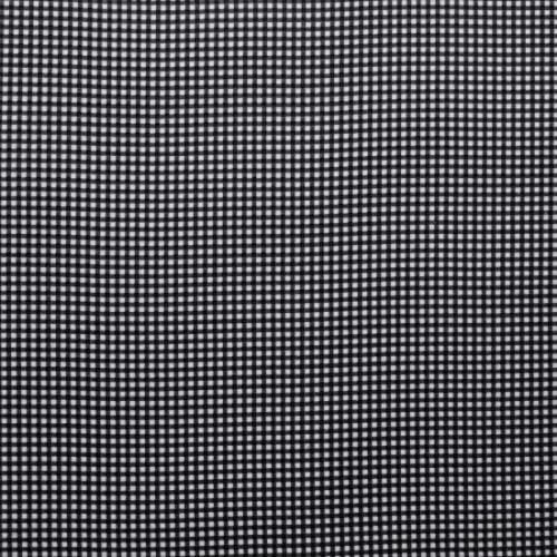 Mook Fabrics Flannel PRT Gingham, Black Cut by The Yard