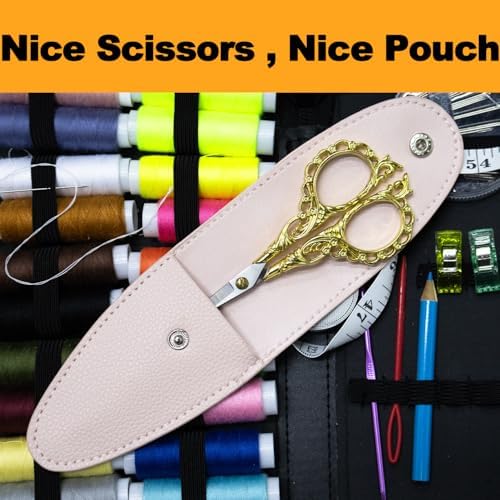 4.7 INCH Mini Stainless Steel Embroidery Scissors, Sharp Pointed Tip