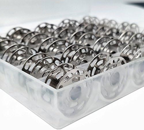 YEQIN 25PCS BOBBINS with Clear Box 0060265000QW - BERNINA bobbins