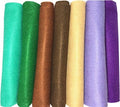 Misscrafts 7pcs 18" X 18" 1.4mm Thick Soft Felt Nonwoven Fabric Sheet