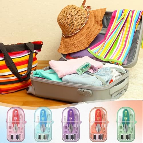 Solsew 20 Pieces Mini Travel Sewing Kit Bulk Portable Emergency Repair
