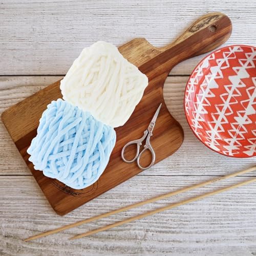 Hand-Knitting Cotton Yarn Xmas 4 Rolls for Crochet Shawls