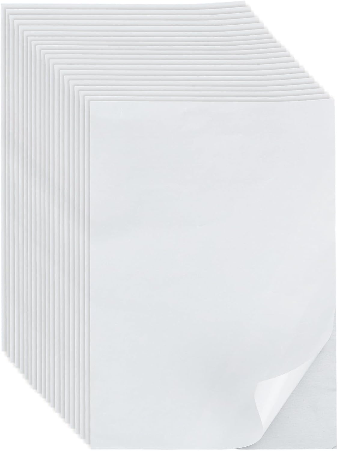 20Pcs Double Sided Iron On Adhesive Sheets, 7.8 x 11.8 Inch