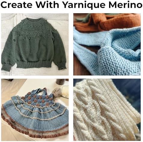 1oo% Australian Merino Wool Yarn | Size 3 Fine Sport | 4 Skeins 200g