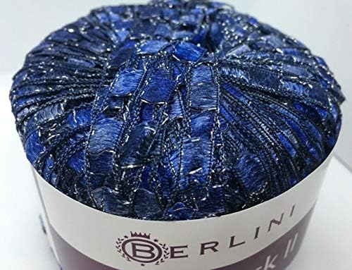 Berlini East Track II Metallic Accent Ladder Ribbon Yarn 50 Gram