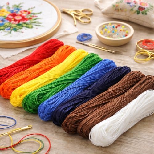 Essentials By Leisure Arts and Iris Embroidery Floss Candy Tropics