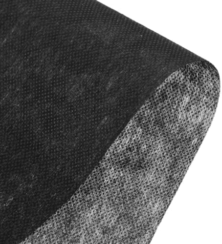 Black Fusible Interfacing Fabric Non-Woven 30 Yard Roll Medium Weight