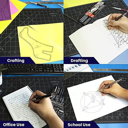 Pacific Arc Double Sided Self Healing Cutting Mat - Thick and Durable