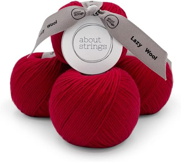 Lazy Wool - Soft Merino Cotton Blend Yarn, DK Light Worsted Weight
