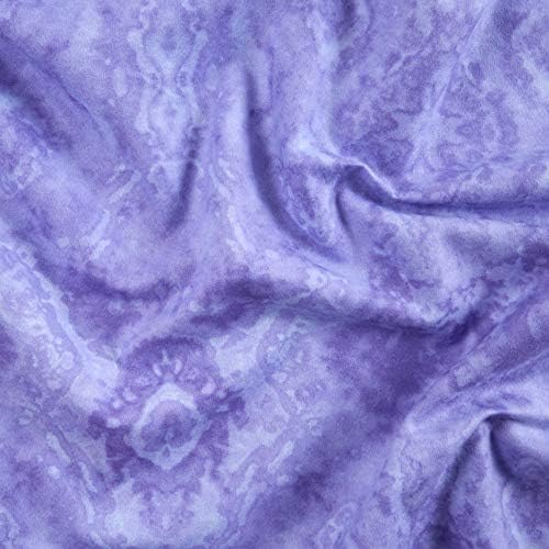 Comfy Flannel Tone on Tone Lilac, Fabric by the Yard